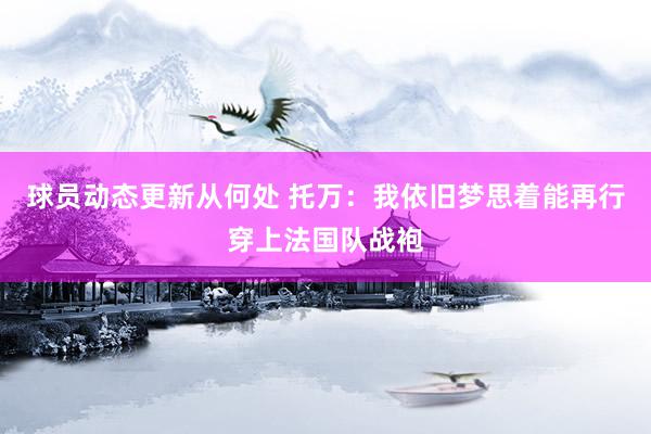 球员动态更新从何处 托万：我依旧梦思着能再行穿上法国队战袍