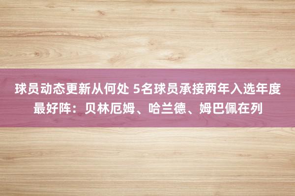 球员动态更新从何处 5名球员承接两年入选年度最好阵：贝林厄姆、哈兰德、姆巴佩在列