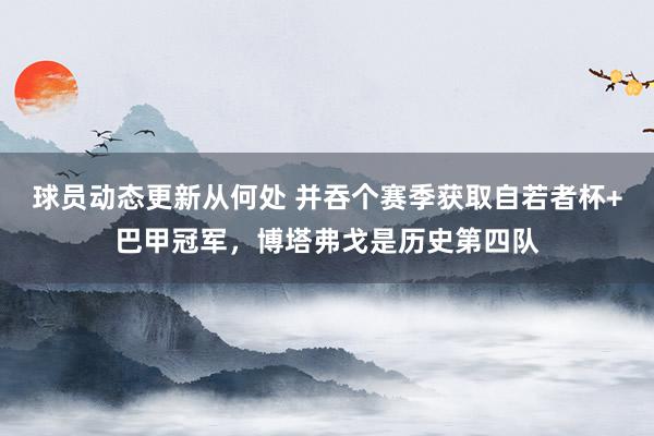 球员动态更新从何处 并吞个赛季获取自若者杯+巴甲冠军，博塔弗戈是历史第四队