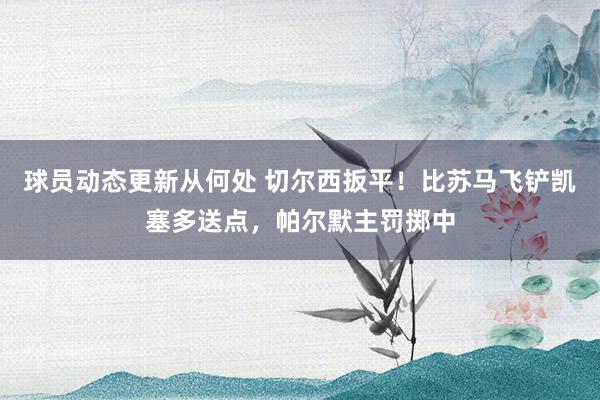 球员动态更新从何处 切尔西扳平！比苏马飞铲凯塞多送点，帕尔默主罚掷中